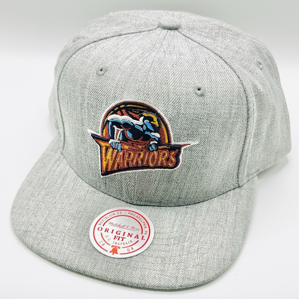 Golden State Warriors Mitchell & Ness Heather Hat Cap Snapback Adjustable NBA